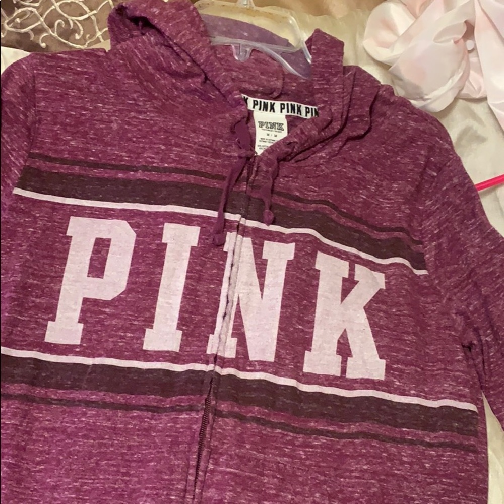 Pink hoodie